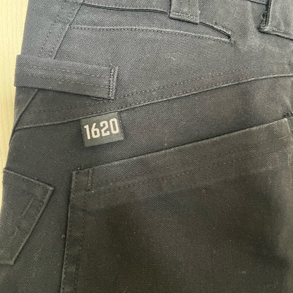 1620 Slim Fit Men’s work pants— Black - Picture 3 of 4